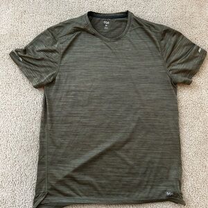 DSG Green Short Sleeve Tee Athletic Crew Neck
